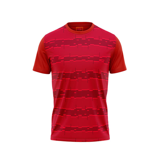 Red Round Neck Half Sleeve Tshirt NextprintrM157