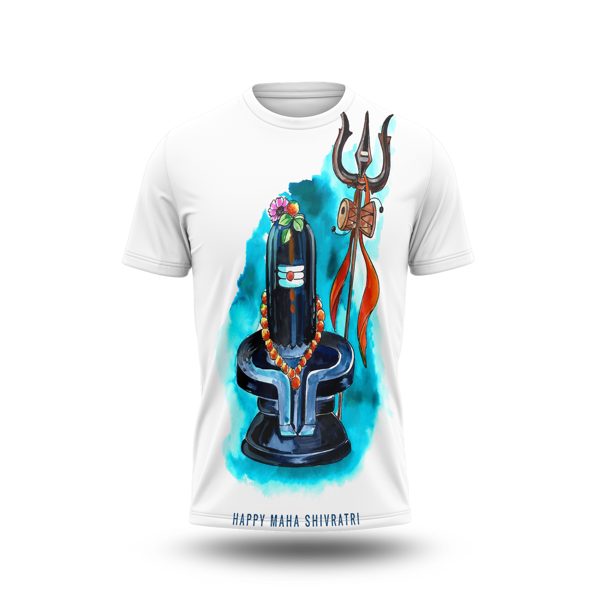 Maha Shivaratri Photo Printed Tshirt