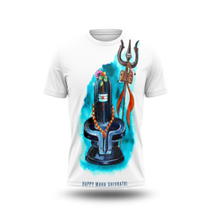 Maha Shivaratri Photo Printed Tshirt