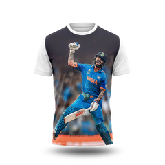 Virat Kohli Photo Printed T-Shirt.