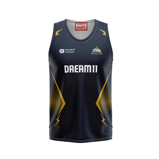 Next Print Customisable  Ipl Gujrat Basketball  jersey