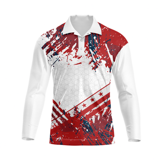 Next Print Polo Neck White Customized Jersey NP00001A210