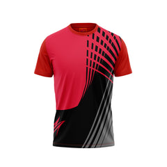 Red Round Neck Half Sleeve Tshirt NextprintrH178