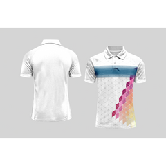 Next Print Cricket Polo Half White Customized Jersey NPCWH00A212