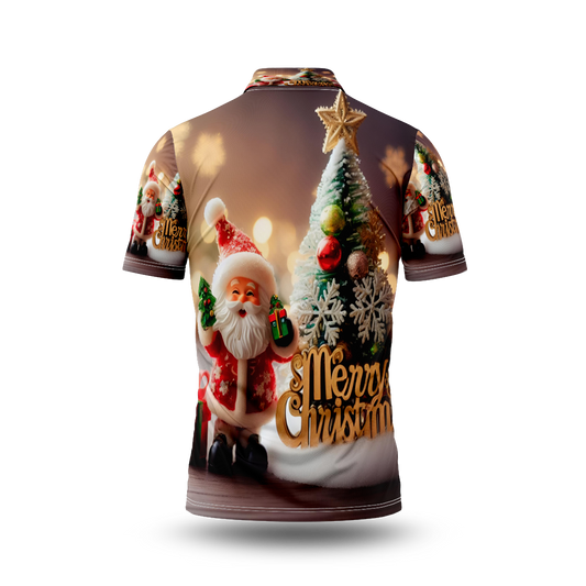 Christmas Tree Printed T-Shirt.