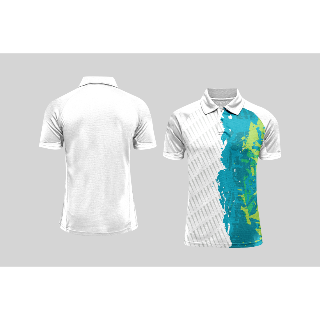 Next Print Cricket Polo Half White Customized Jersey NPCWH00A217