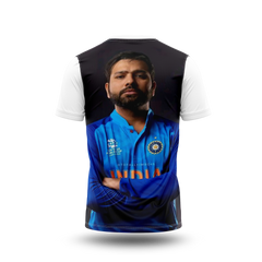 Rohit Sharma Photo Printed T-Shirt.