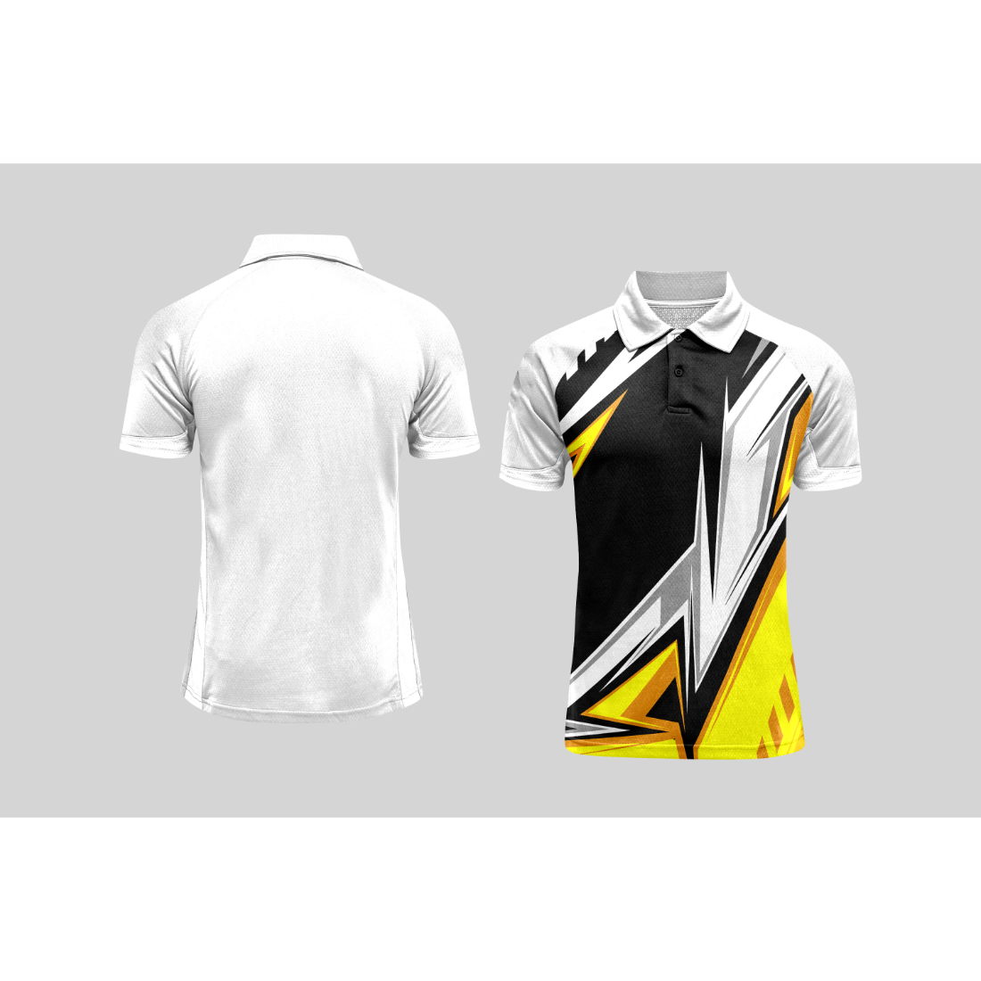 Next Print Cricket Polo Half White Customized Jersey NPCWH00A21