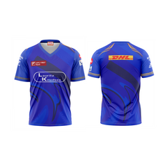 Next Print Mumbai  Jersey Printed V Neck Jersey T-Shirt.