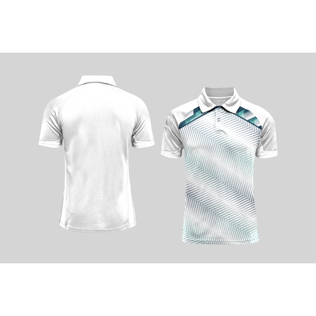 Next Print Cricket Polo Half White Customized Jersey NPCWH00A226
