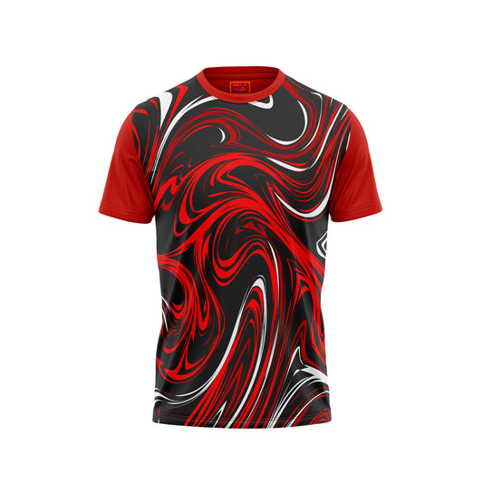 Red Round Neck Half Sleeve Tshirt NextprintrM161