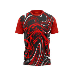 Red Round Neck Half Sleeve Tshirt NextprintrM161