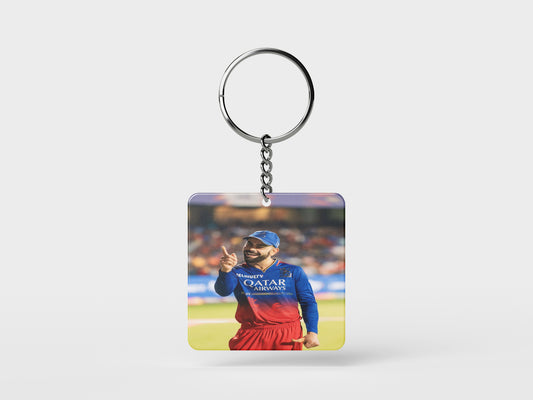 Next Print RCB KING Square Keychain