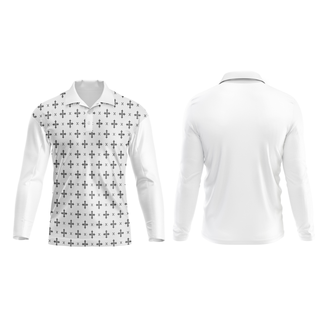 Next Print Polo Neck White Customized Jersey NP00001A207