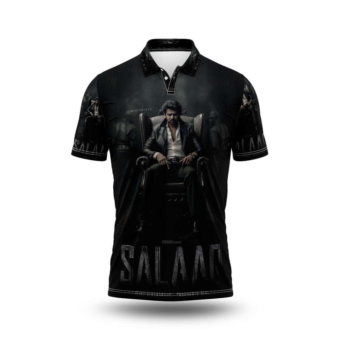 Next Print Salaar Prabas Movie Printed T-Shirt.