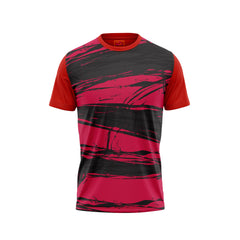 Red Round Neck Half Sleeve Tshirt NextprintrL150