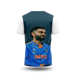 Virat Kohli Photo Printed T-Shirt.