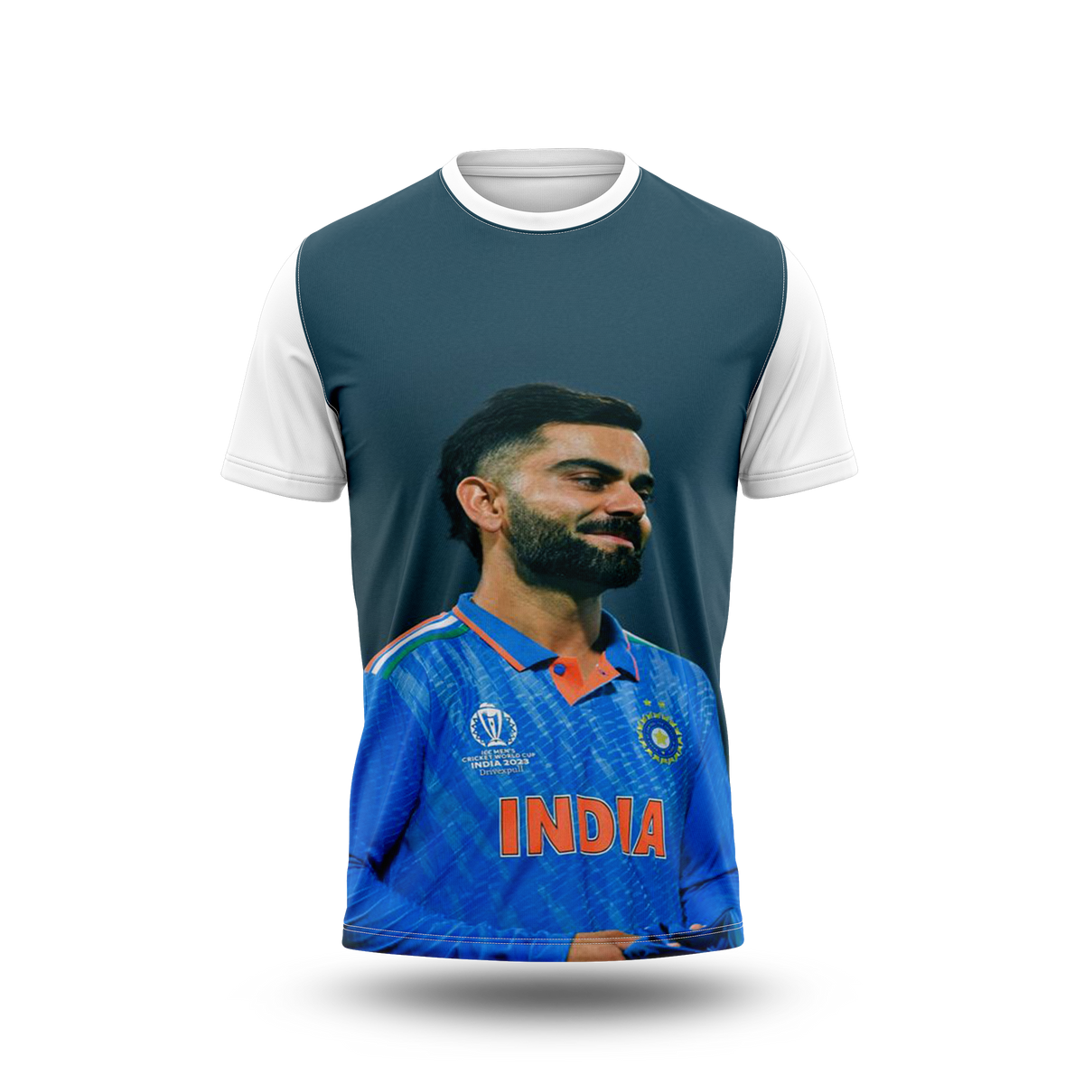 Virat Kohli Photo Printed T-Shirt.