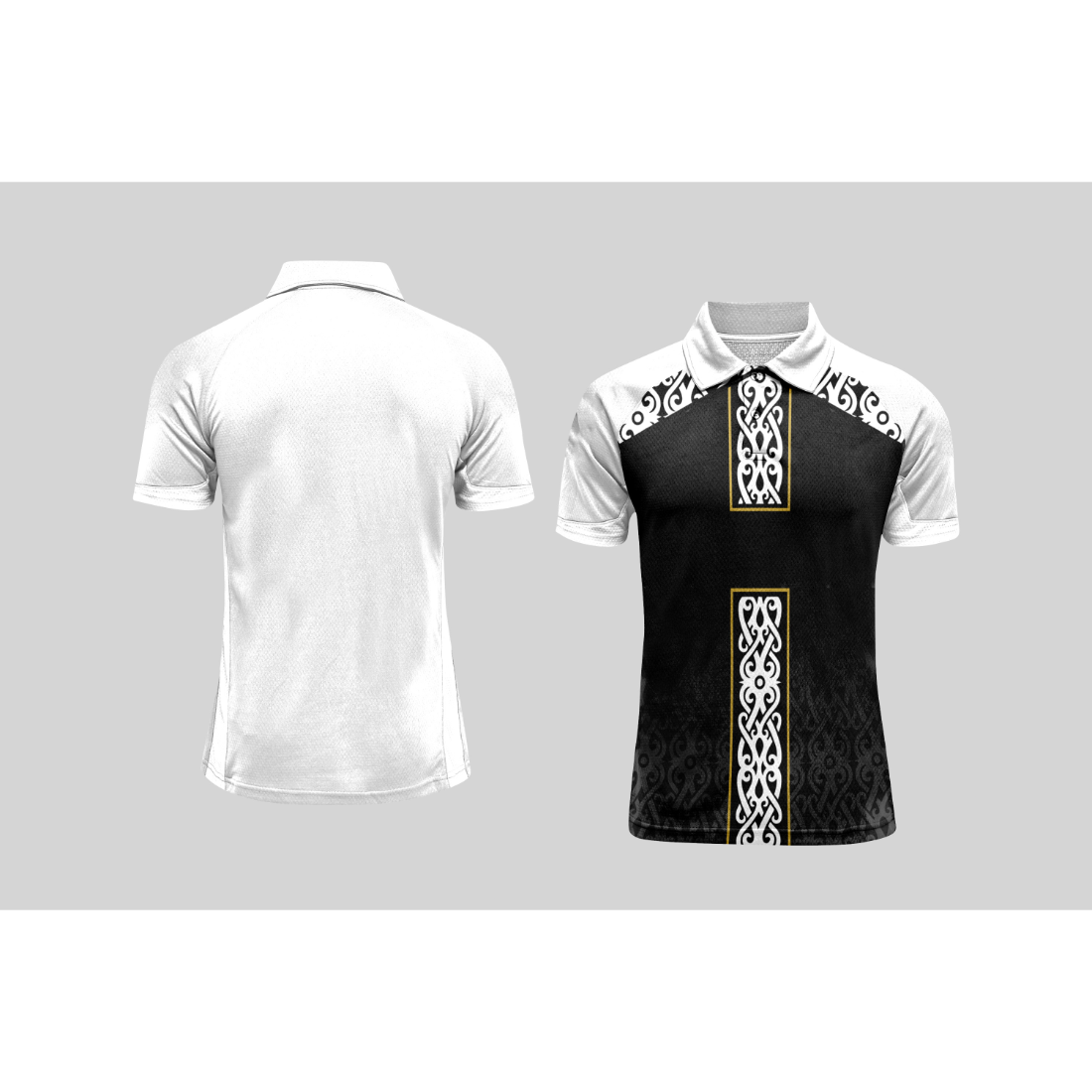 Next Print Cricket Polo Half White Customized Jersey NPCWH00A240