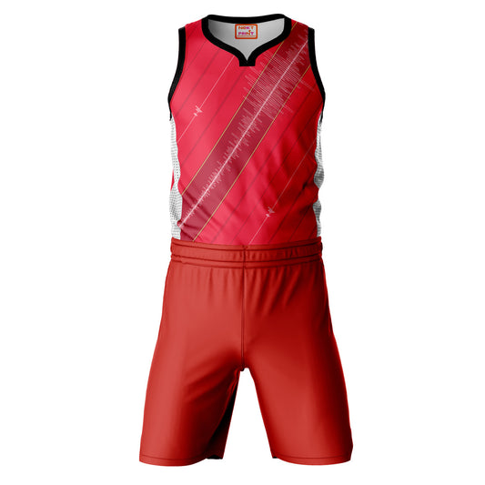 Red Basketball Jaesey With Shorts Nextprintr310