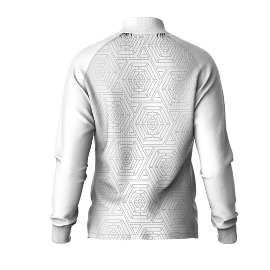 Next Print Printed White Jacket.