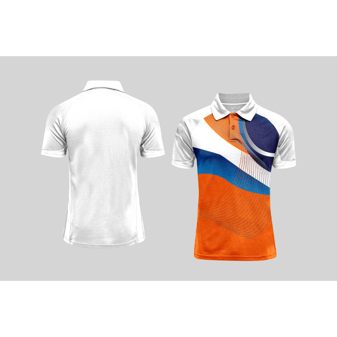 Next Print Cricket Polo Half White Customized Jersey NPCWH00A24