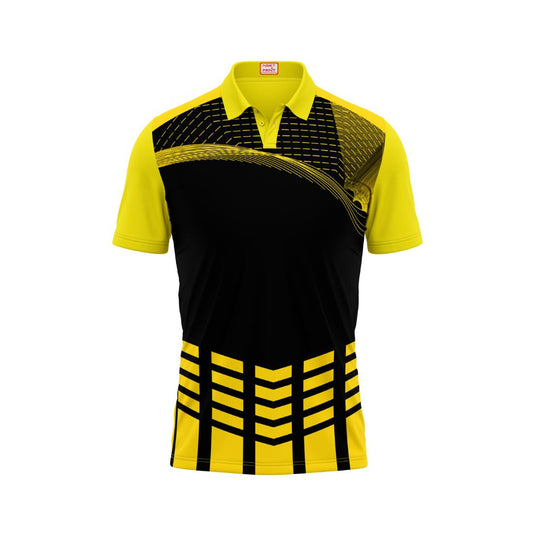 Next Print Customised Polo Neck Yellow Jersey NPTS16