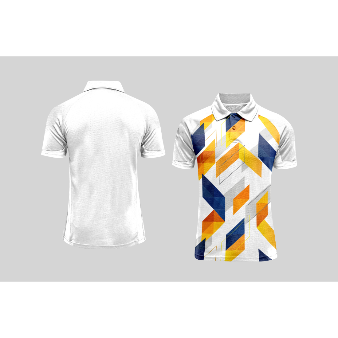Next Print Cricket Polo Half White Customized Jersey NPCWH00A250