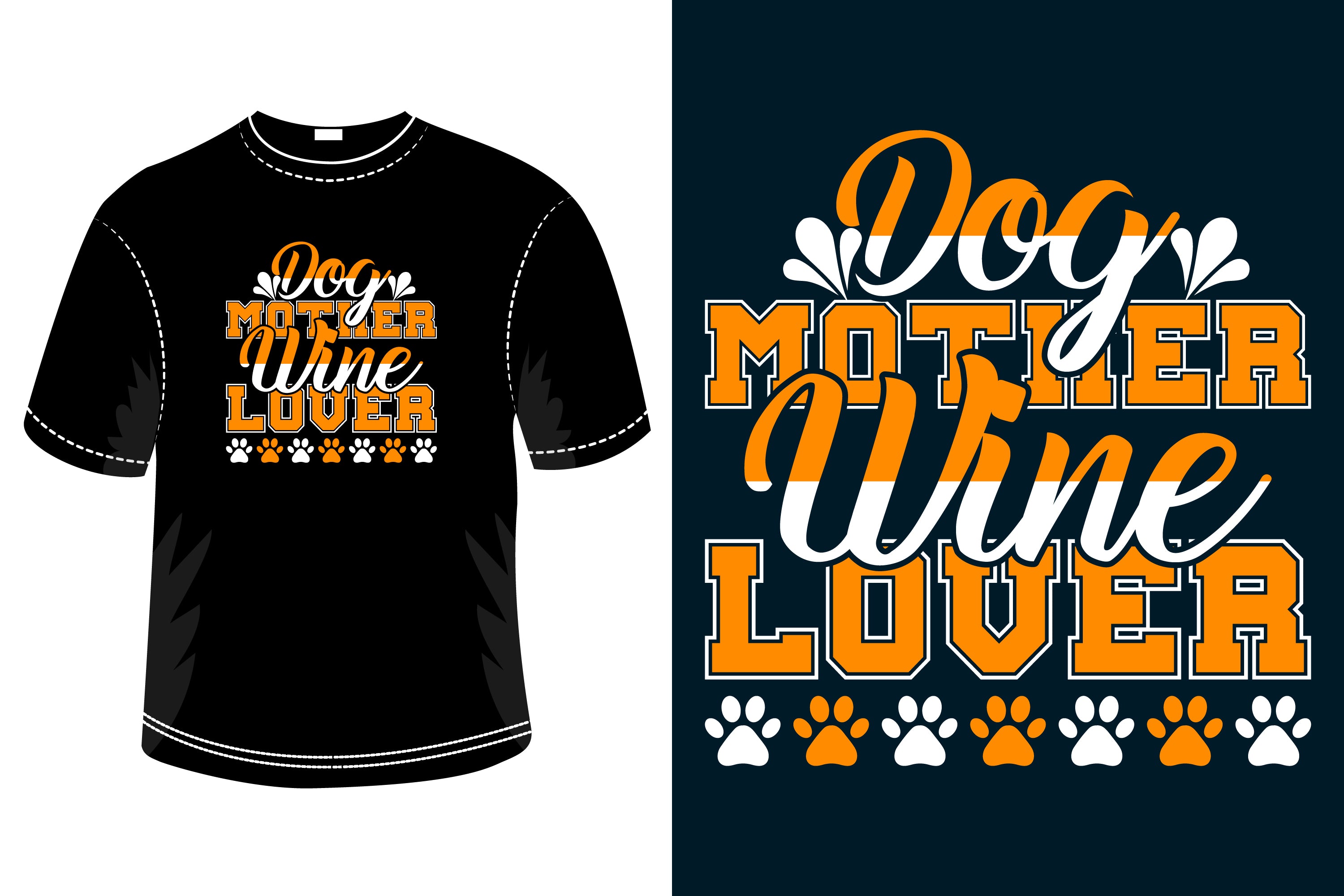 Dog Mother Wine Lover