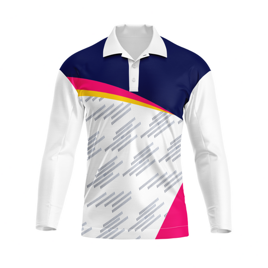 Next Print Polo Neck White Customized Jersey NP00001A253