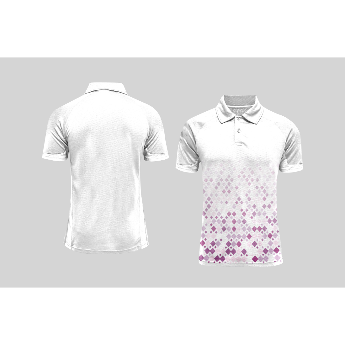 Next Print Cricket Polo Half White Customized Jersey NPCWH00A255