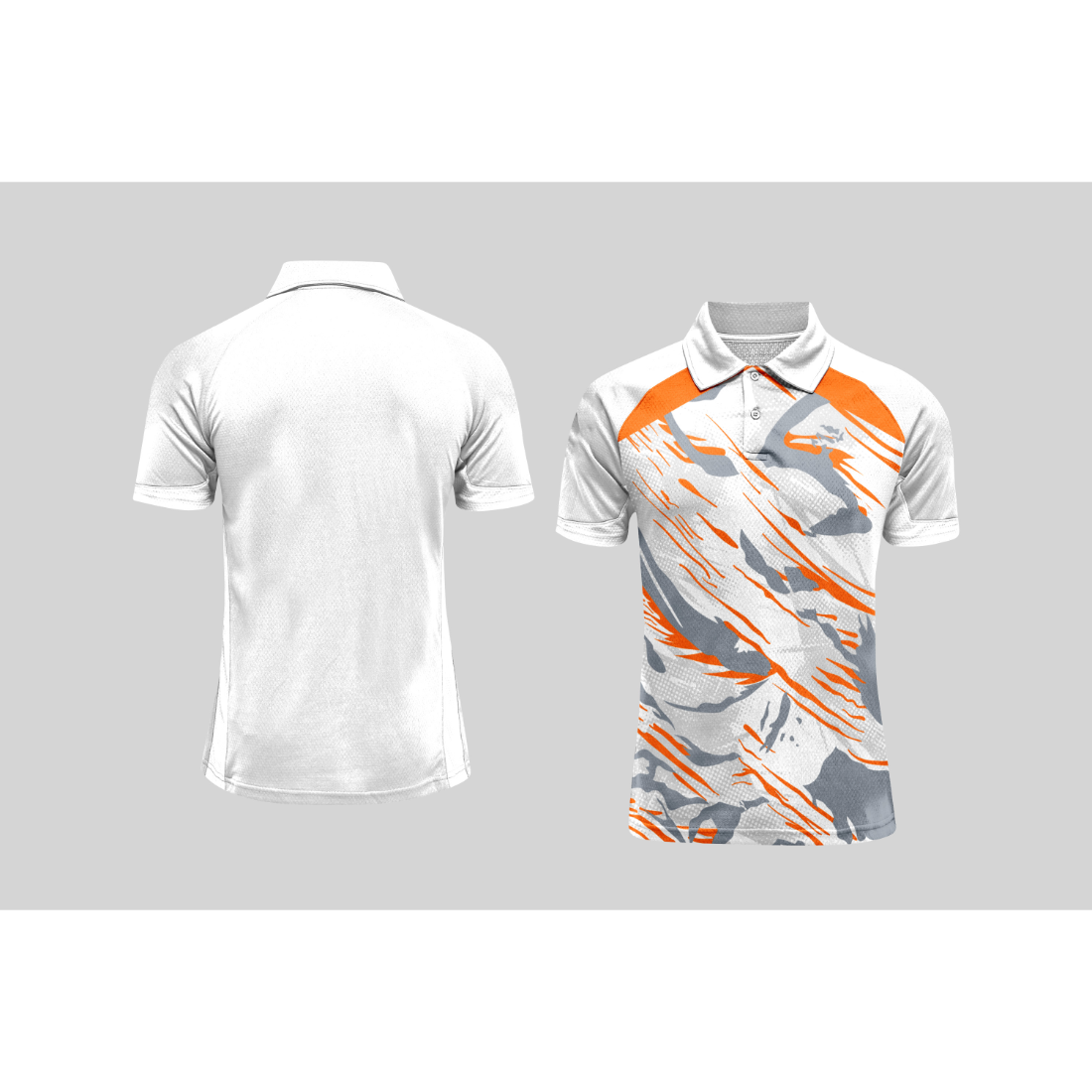 Next Print Cricket Polo Half White Customized Jersey NPCWH00A2559