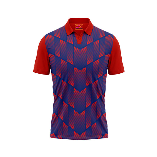 Red Polo Neck Half Sleeve T Shirt NextprintrM184