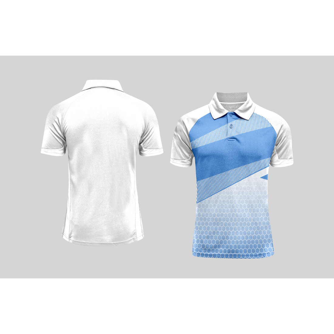 Next Print Cricket Polo Half White Customized Jersey NPCWH00A25