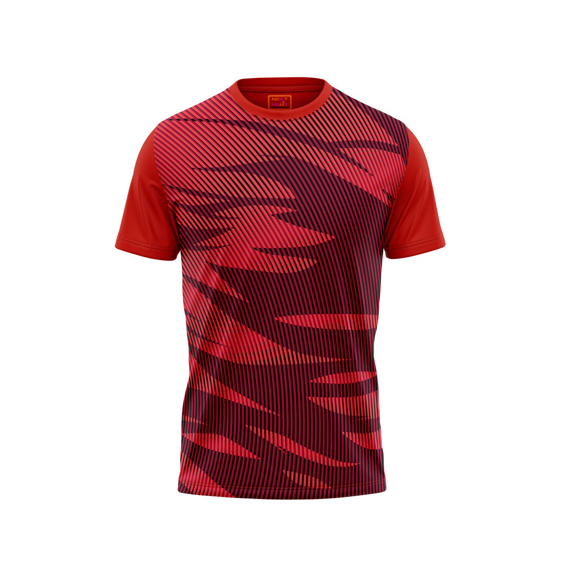 Red Round Neck Half Sleeve Tshirt Nextprintr320