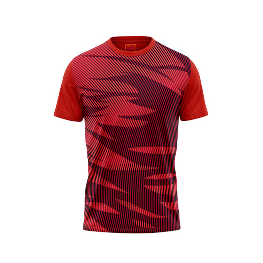 Red Round Neck Half Sleeve Tshirt Nextprintr320