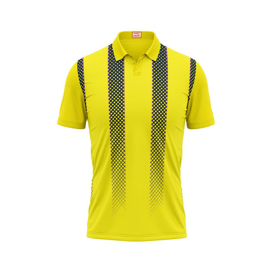Next Print Customised Polo Neck Yellow Jersey NPTS17