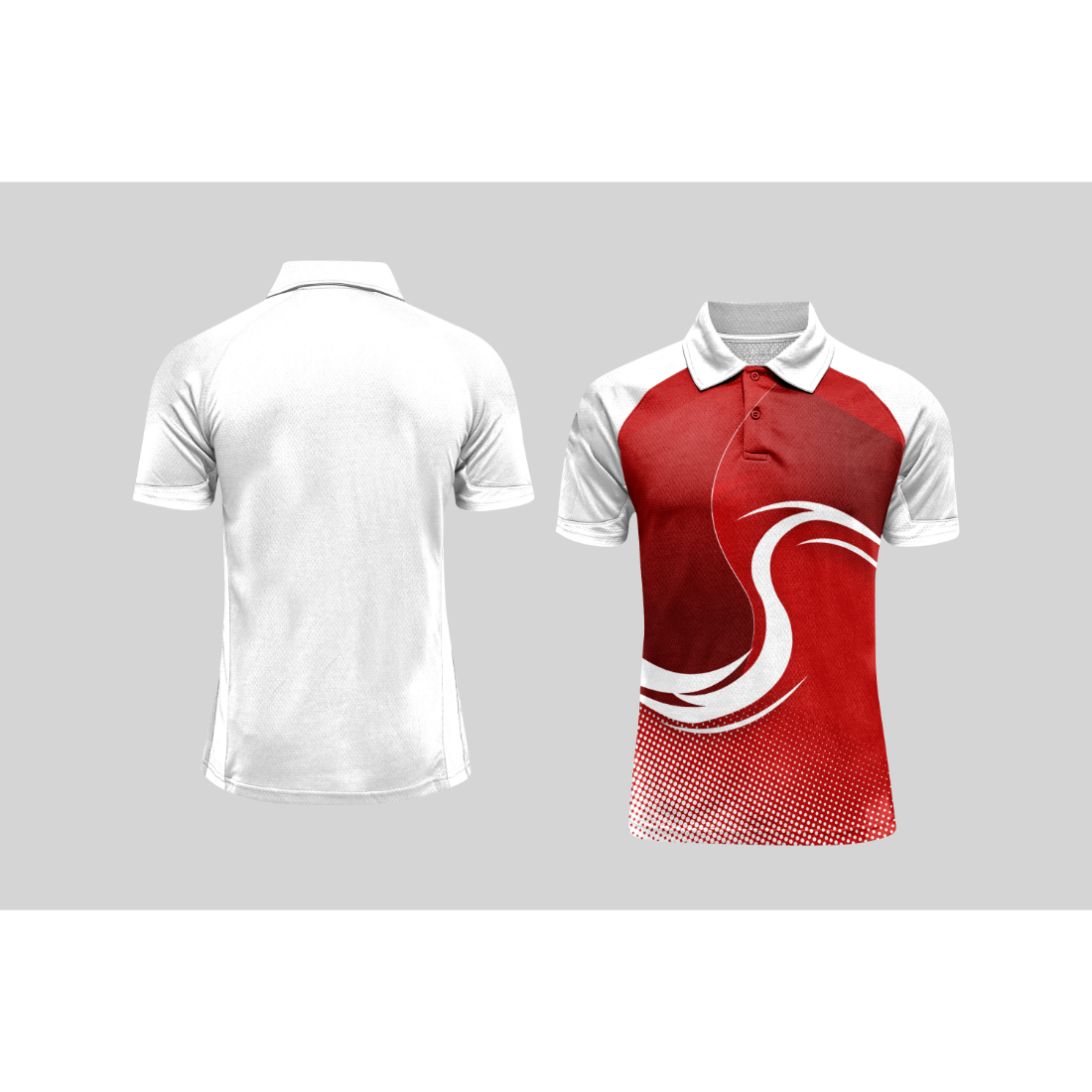 Next Print Cricket Polo Half White Customized Jersey NPCWH00A2566