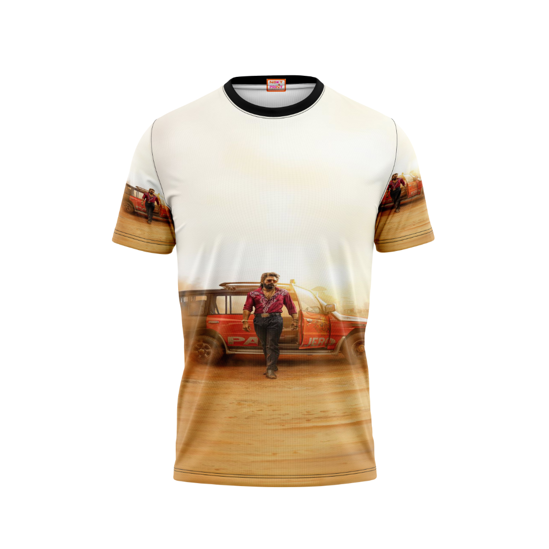 Next Print Allu Arjun Pushpa  Printed T-Shirt.