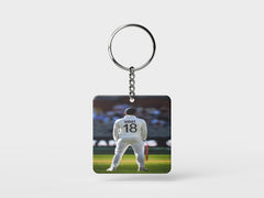 Next Print Virat Kohli 18 Square Keychain