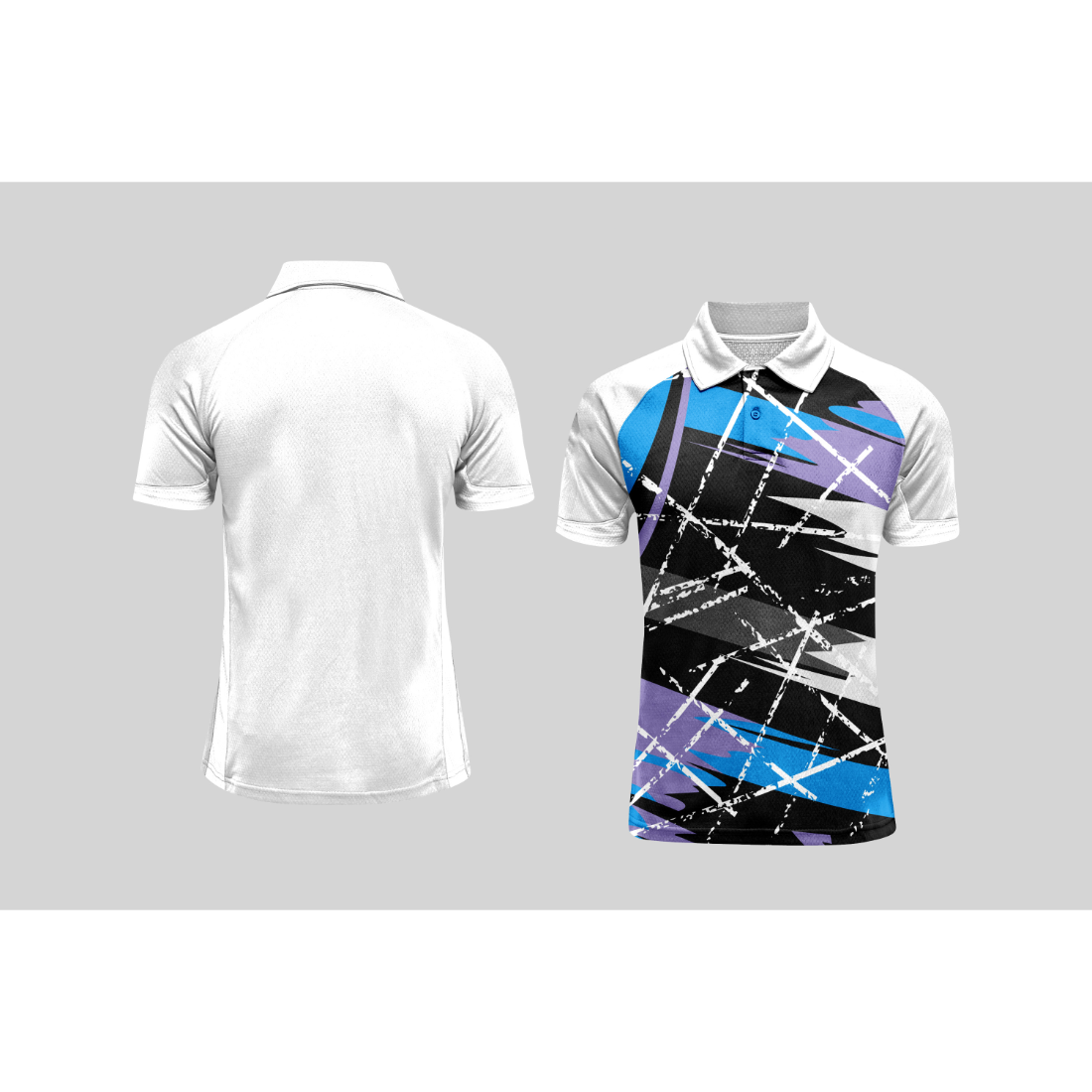 Next Print Cricket Polo Half White Customized Jersey NPCWH00A2577