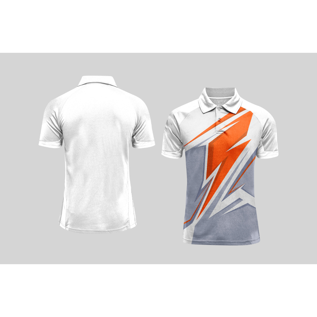 Next Print Cricket Polo Half White Customized Jersey NPCWH00A2579