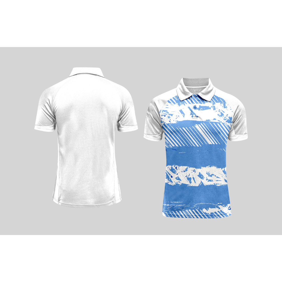 Next Print Cricket Polo Half White Customized Jersey NPCWH00A27
