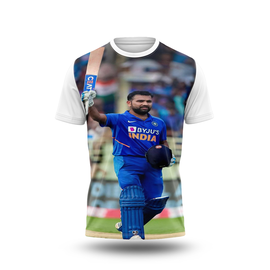 Rohit Sharma Photo Printed T-Shirt.