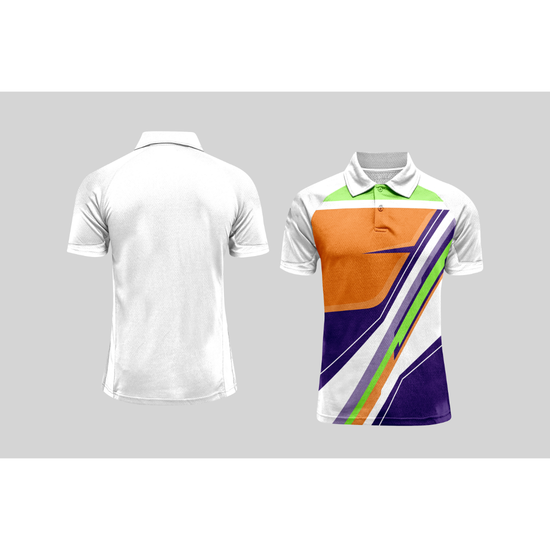 Next Print Cricket Polo Half White Customized Jersey NPCWH00A2582