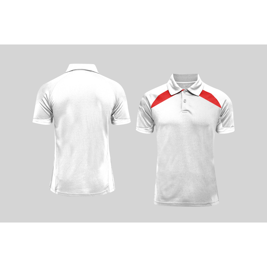Next Print Cricket Polo Half White Customized Jersey NPCWH00A2586
