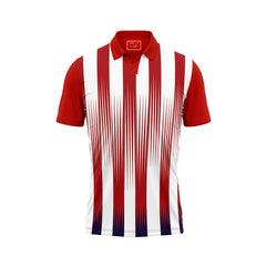 Red Polo Neck Half Sleeve T Shirt Nextprint NP50000802