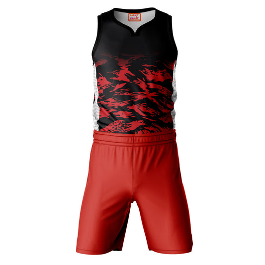 Red Basketball Jaesey With Shorts Nextprintr340