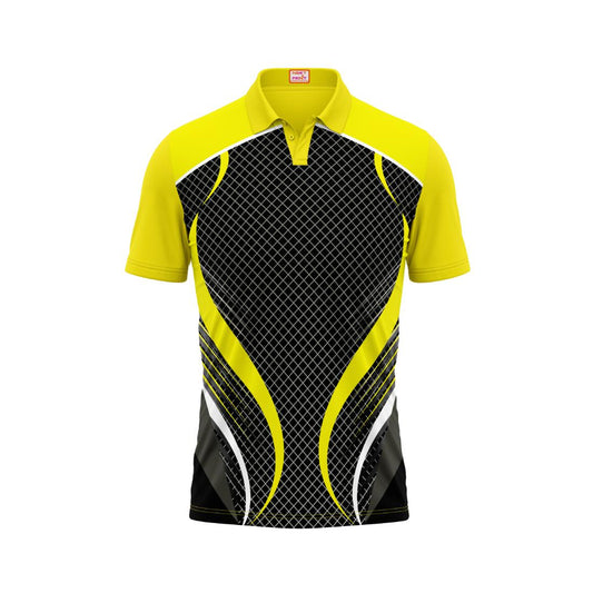 Next Print Customised Polo Neck Yellow Jersey NPTS20