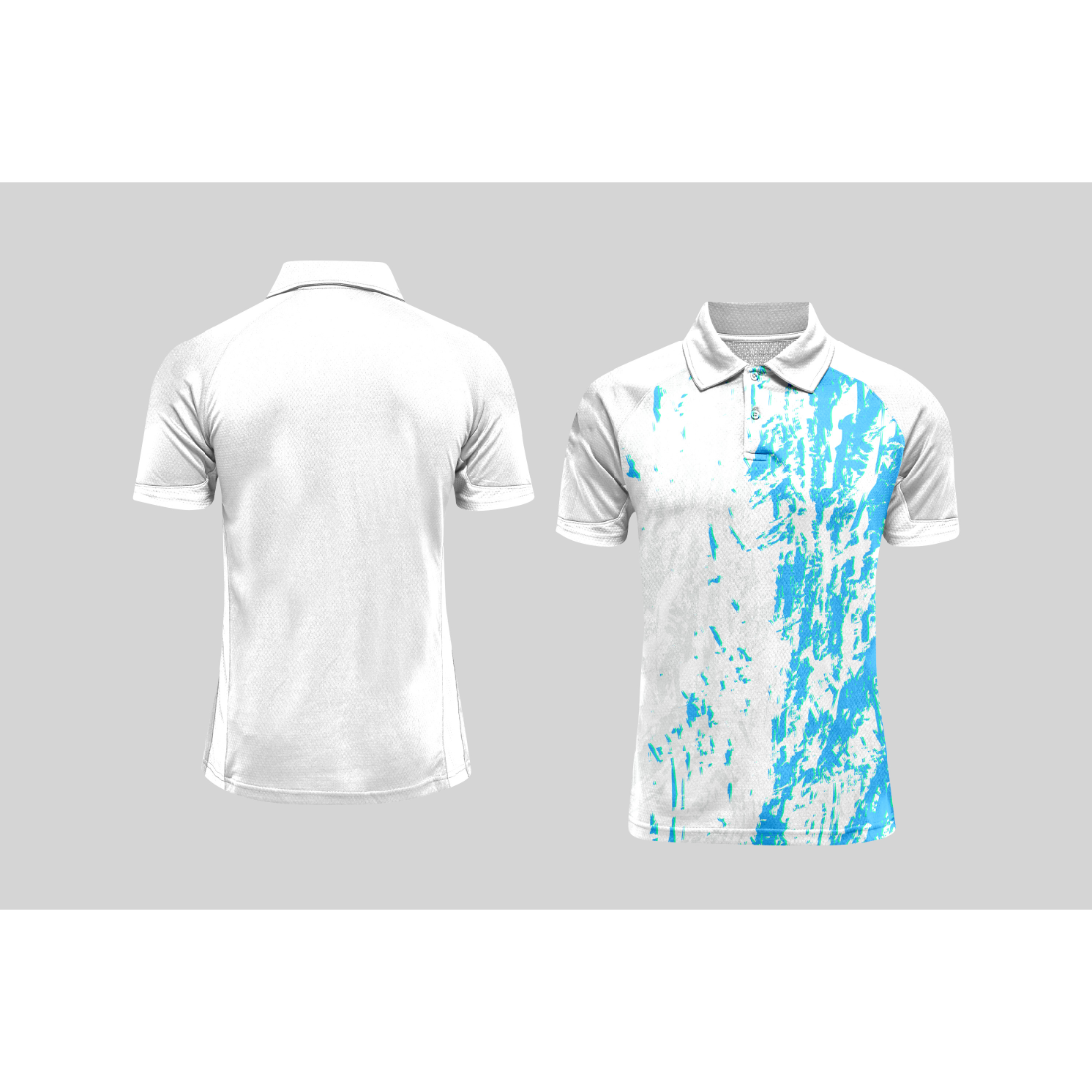 Next Print Cricket Polo Half White Customized Jersey NPCWH00A2595